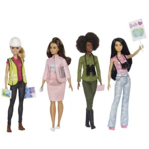 Barbie Povolání Ekologie je budoucnost set 4 panenky s doplňky