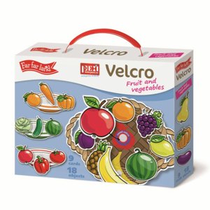 Pexi Pexi Velcro Skládačky - Ovoce a Zelenina (Fruits And Vegetables)