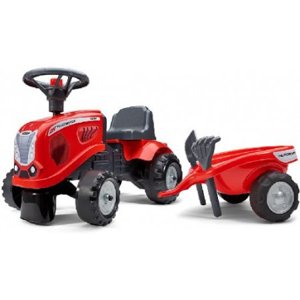 Falk traktor McCormick červené s volantem a valník